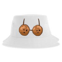Funny Coconut Summer Coconuts Bra Halloween Sustainable Bucket Hat