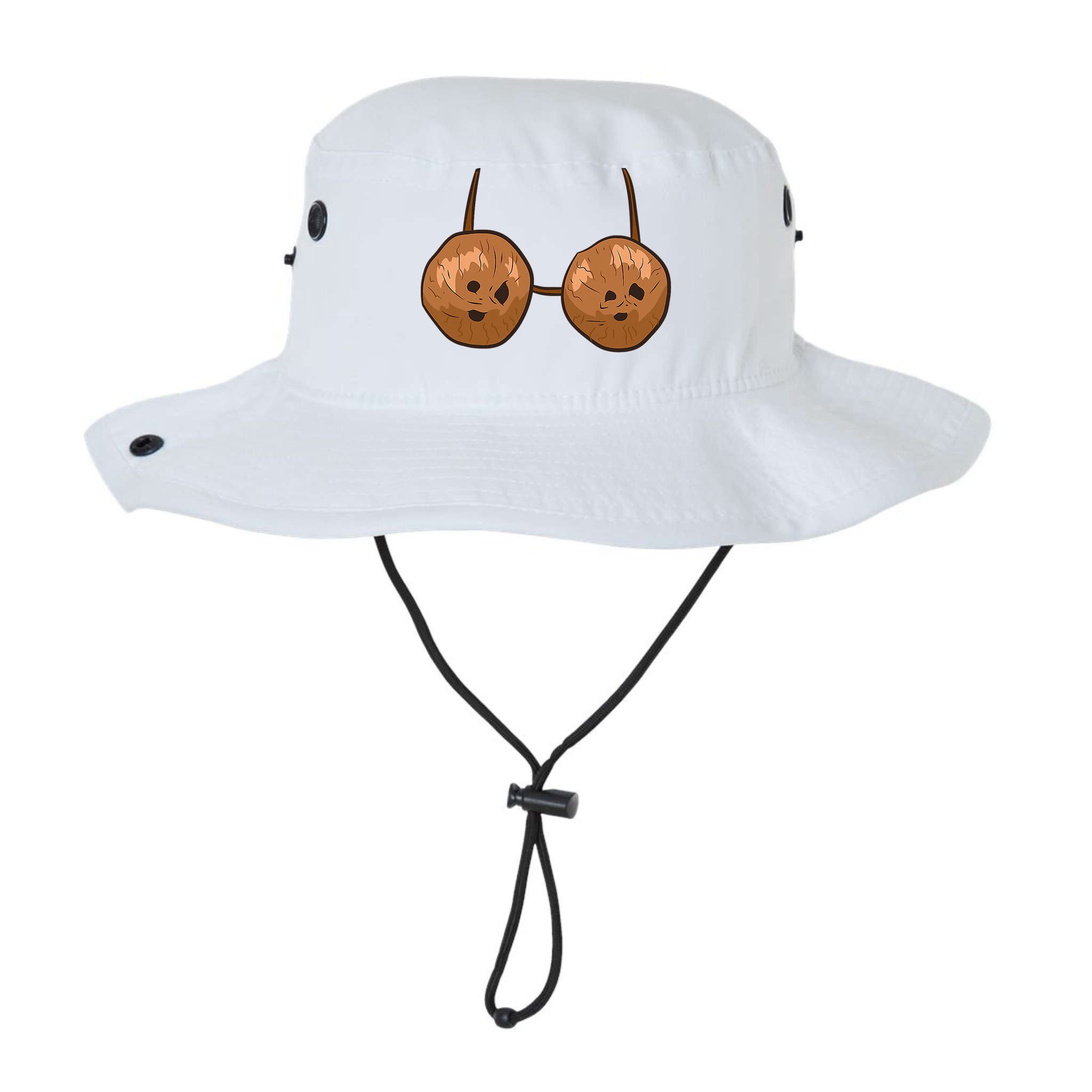 Funny Coconut Summer Coconuts Bra Halloween Bucket Hat
