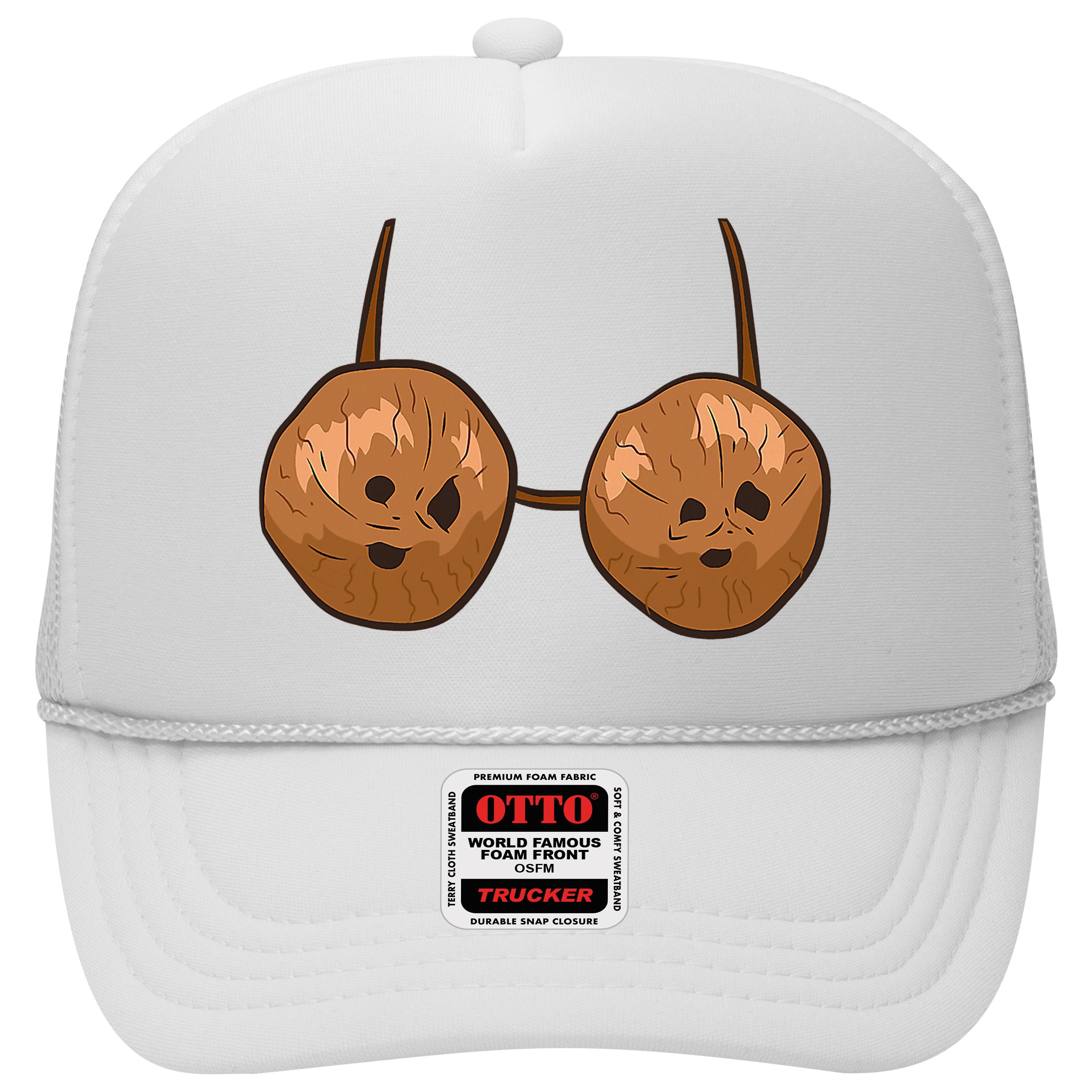 Funny Coconut Summer Coconuts Bra Halloween Hat