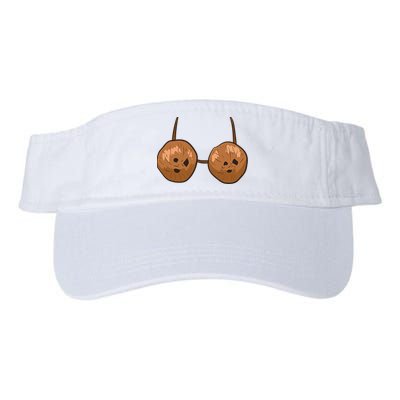 Funny Coconut Summer Coconuts Bra Halloween Visor