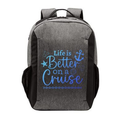 Family Cruise Ship Life Is Better On A Cruise Ship Vacation Funny Gift Vector Backpack