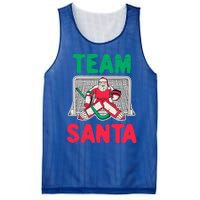 Funny Christmas Santa Ice Hockey Goaltender Goalie Gift Mesh Reversible Basketball Jersey Tank