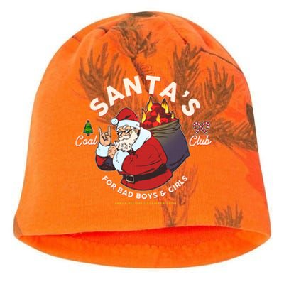 Funny Christmas Santa's Coal Club For Bad Boys And Girls Kati - Camo Knit Beanie