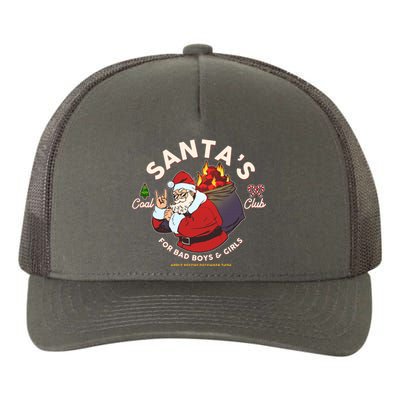 Funny Christmas Santa's Coal Club For Bad Boys And Girls Yupoong Adult 5-Panel Trucker Hat