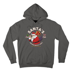 Funny Christmas Santa's Coal Club For Bad Boys And Girls Hoodie