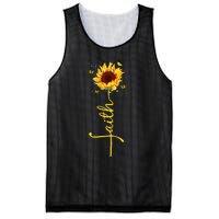 Faith Cross Sunflower Butterflies Flowers Christians Flora Mesh Reversible Basketball Jersey Tank