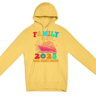 Family Cruise Ship Vacation Trip 2025 Family Cruise Matching Premium Pullover Hoodie