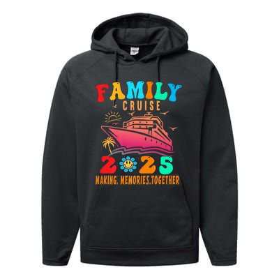 Family Cruise Ship Vacation Trip 2025 Family Cruise Matching Performance Fleece Hoodie