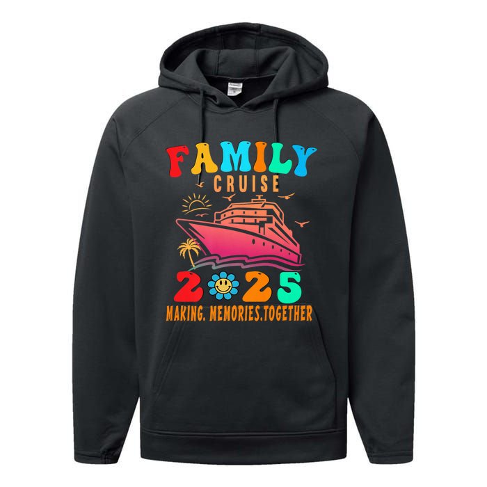 Family Cruise Ship Vacation Trip 2025 Family Cruise Matching Performance Fleece Hoodie