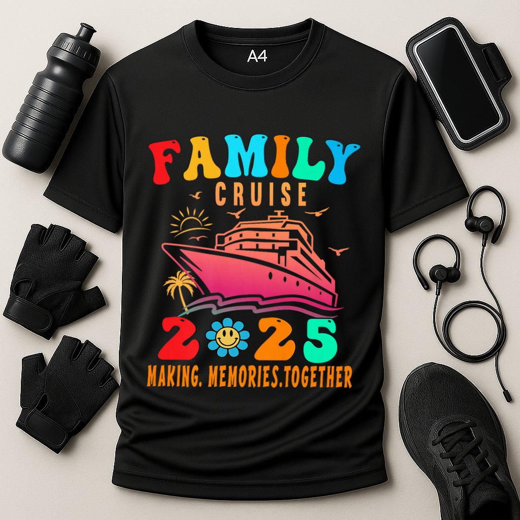 Family Cruise Ship Vacation Trip 2025 Family Cruise Matching Cooling Performance Crew T-Shirt