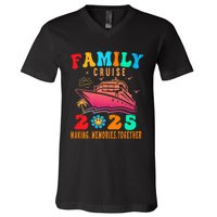 Family Cruise Ship Vacation Trip 2025 Family Cruise Matching V-Neck T-Shirt