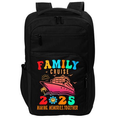 Family Cruise Ship Vacation Trip 2025 Family Cruise Matching Impact Tech Backpack