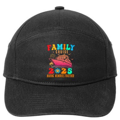 Family Cruise Ship Vacation Trip 2025 Family Cruise Matching 7-Panel Snapback Hat