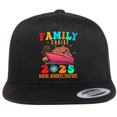 Family Cruise Ship Vacation Trip 2025 Family Cruise Matching Flat Bill Trucker Hat