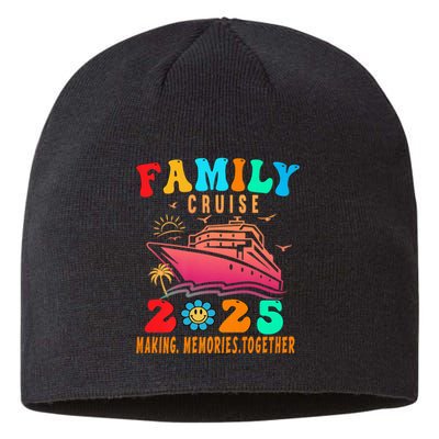 Family Cruise Ship Vacation Trip 2025 Family Cruise Matching Sustainable Beanie