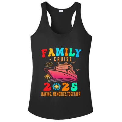 Family Cruise Ship Vacation Trip 2025 Family Cruise Matching Ladies PosiCharge Competitor Racerback Tank