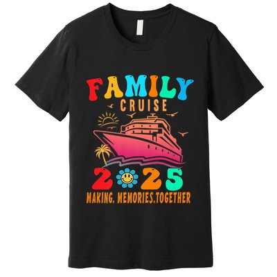 Family Cruise Ship Vacation Trip 2025 Family Cruise Matching Premium T-Shirt