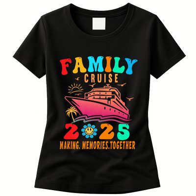Family Cruise Ship Vacation Trip 2025 Family Cruise Matching Womens T-Shirt