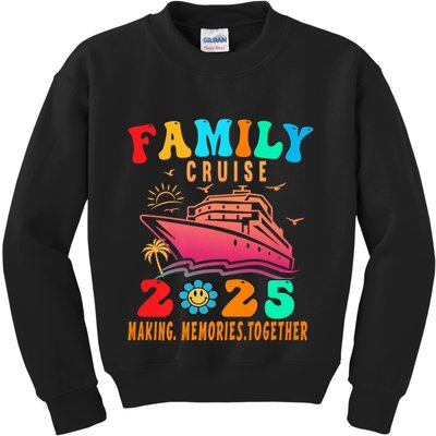 Family Cruise Ship Vacation Trip 2025 Family Cruise Matching Kids Sweatshirt