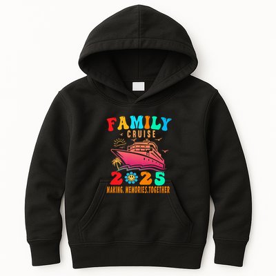 Family Cruise Ship Vacation Trip 2025 Family Cruise Matching Kids Hoodie