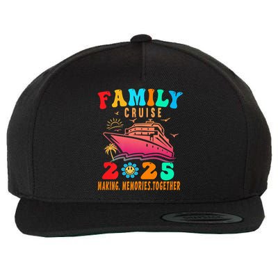 Family Cruise Ship Vacation Trip 2025 Family Cruise Matching Wool Snapback Cap