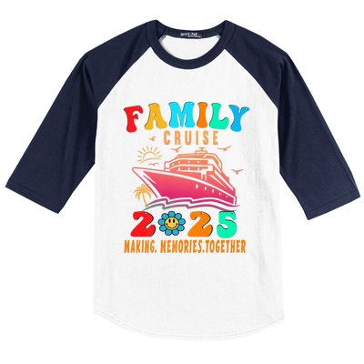 Family Cruise Ship Vacation Trip 2025 Family Cruise Matching Baseball Sleeve Shirt