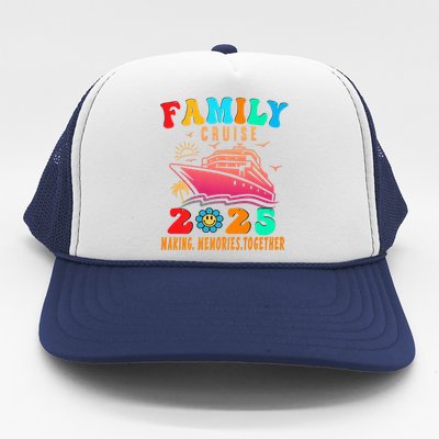 Family Cruise Ship Vacation Trip 2025 Family Cruise Matching Trucker Hat