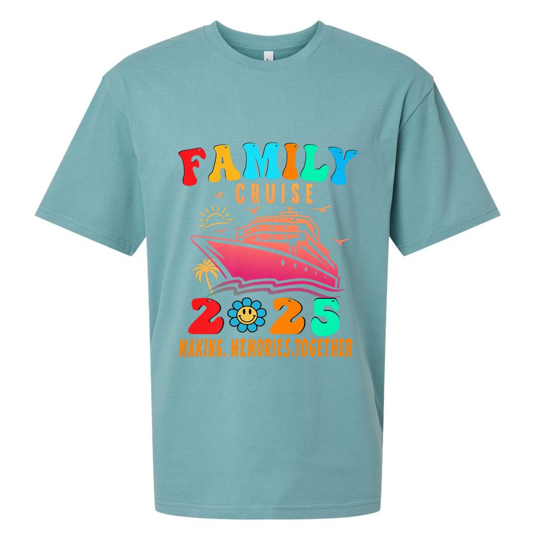 Family Cruise Ship Vacation Trip 2025 Family Cruise Matching Sueded Cloud Jersey T-Shirt