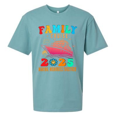 Family Cruise Ship Vacation Trip 2025 Family Cruise Matching Sueded Cloud Jersey T-Shirt