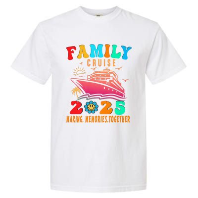 Family Cruise Ship Vacation Trip 2025 Family Cruise Matching Garment-Dyed Heavyweight T-Shirt