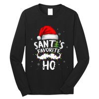 Funny Christmas Santas Favorite Ho Xmas Long Sleeve Shirt