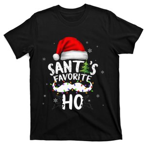 Funny Christmas Santas Favorite Ho Xmas T-Shirt