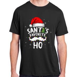 Funny Christmas Santas Favorite Ho Xmas Adult ChromaSoft Performance T-Shirt