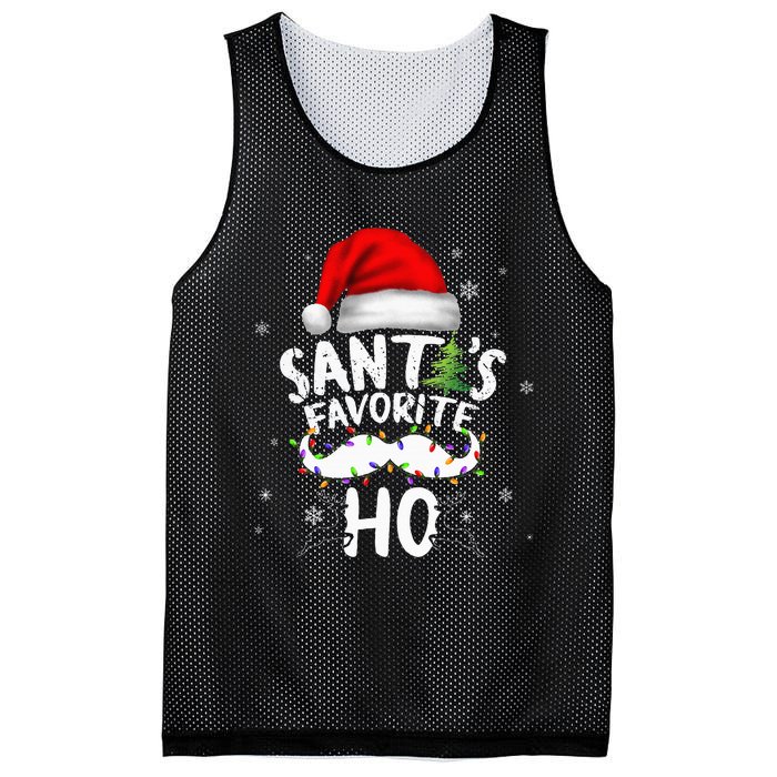 Funny Christmas Santas Favorite Ho Xmas Mesh Reversible Basketball Jersey Tank