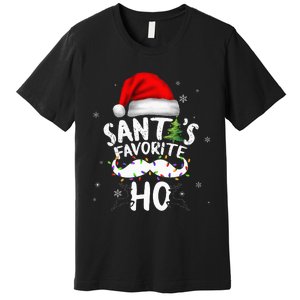 Funny Christmas Santas Favorite Ho Xmas Premium T-Shirt