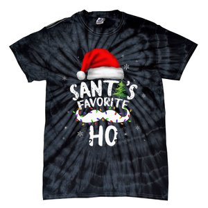 Funny Christmas Santas Favorite Ho Xmas Tie-Dye T-Shirt