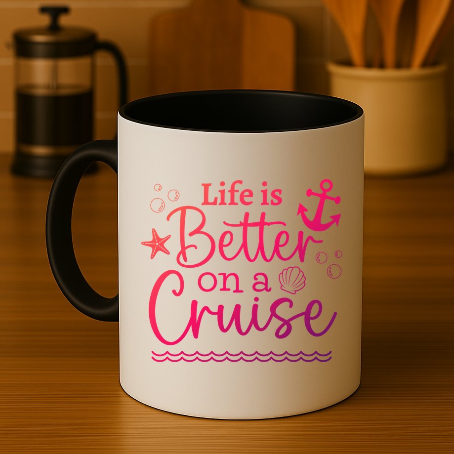 Family Cruise Ship Life Is Better On A Cruise Ship Vacation Funny Gift Mug