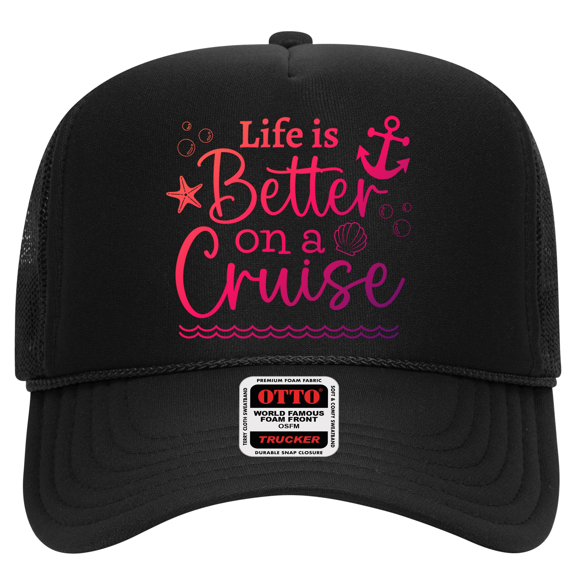 Family Cruise Ship Life Is Better On A Cruise Ship Vacation Funny Gift Hat