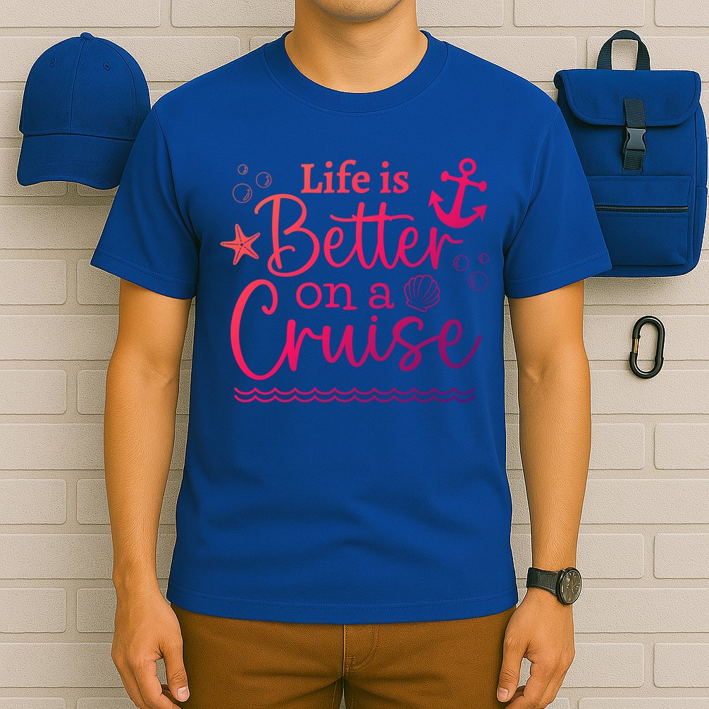 Family Cruise Ship Life Is Better On A Cruise Ship Vacation Funny Gift T-Shirt