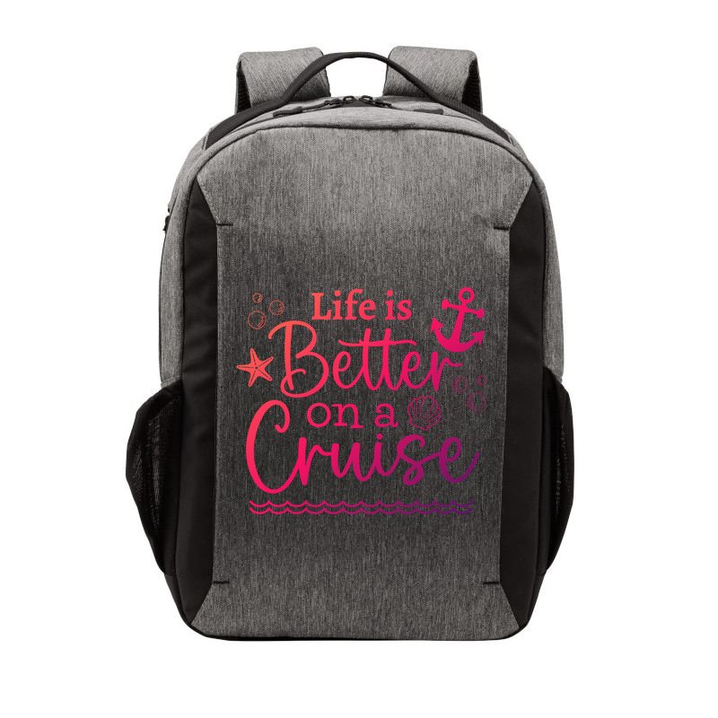 Family Cruise Ship Life Is Better On A Cruise Ship Vacation Funny Gift Vector Backpack
