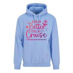 Family Cruise Ship Life Is Better On A Cruise Ship Vacation Funny Gift Unisex Surf Hoodie