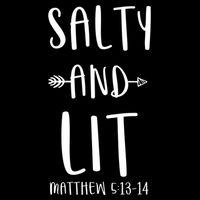 Funny Christian Salty And Lit Cool Gift Bible Matthew Cooling Performance Crew T-Shirt