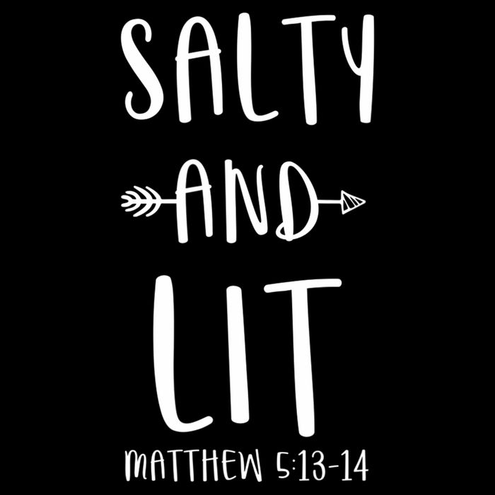 Funny Christian Salty And Lit Cool Gift Bible Matthew Cooling Performance Crew T-Shirt