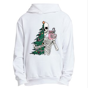 Funny Christmas Sorta Merry Sorta Scary Skeleton Xmas Tree Urban Pullover Hoodie