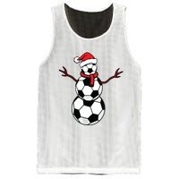 Funny Christmas Soccer Balls Santa Snowman Mesh Reversible Basketball Jersey Tank