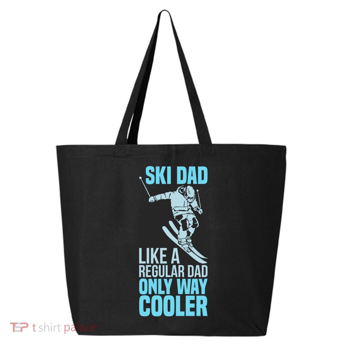Funny Cool Ski Dad Definition Skier Mountain Slope Meaningful Gift 25L Jumbo Tote