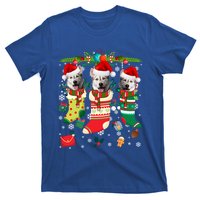 Funny Christmas Siberian Husky Dogs Great Gift T-Shirt