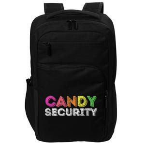 Funny Candy Security Halloween Costume Impact Tech Backpack