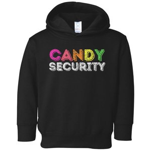 Funny Candy Security Halloween Costume Toddler Hoodie