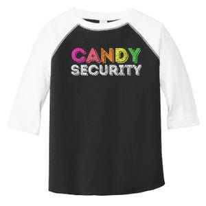 Funny Candy Security Halloween Costume Toddler Fine Jersey T-Shirt